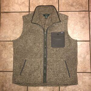 Men's Woolrich Sherpa Fleece Woodland Jacket Vest-Size: XL